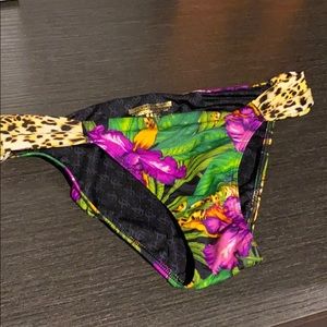 NWOT Victoria Secret Jungle Print Bikini Bottom S